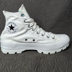 Converse Chuck Taylor All Star High Lugged White Platform Women's  Shoe Size 9